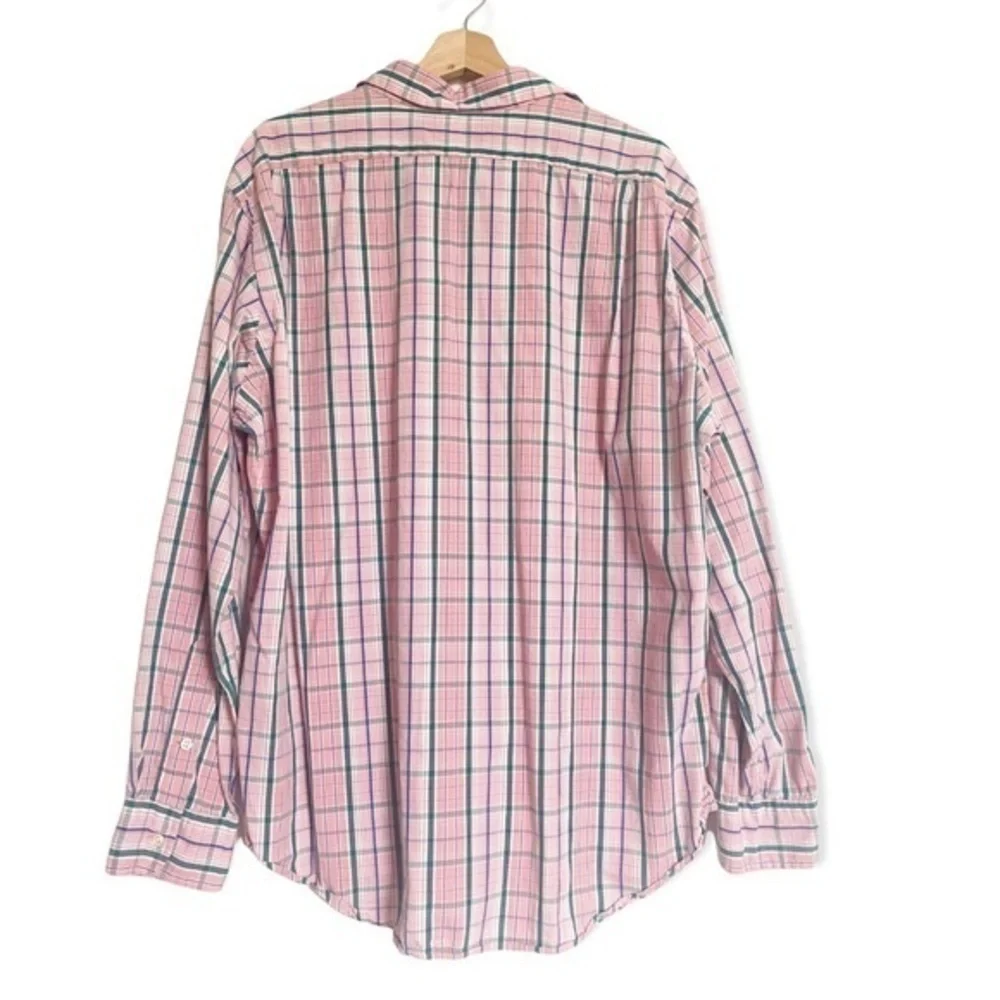 Polo Raplh Lauren Men’s plaid button down shirt spring casual shirt XL